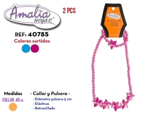 SET COLLAR Y PULSERA estrellas