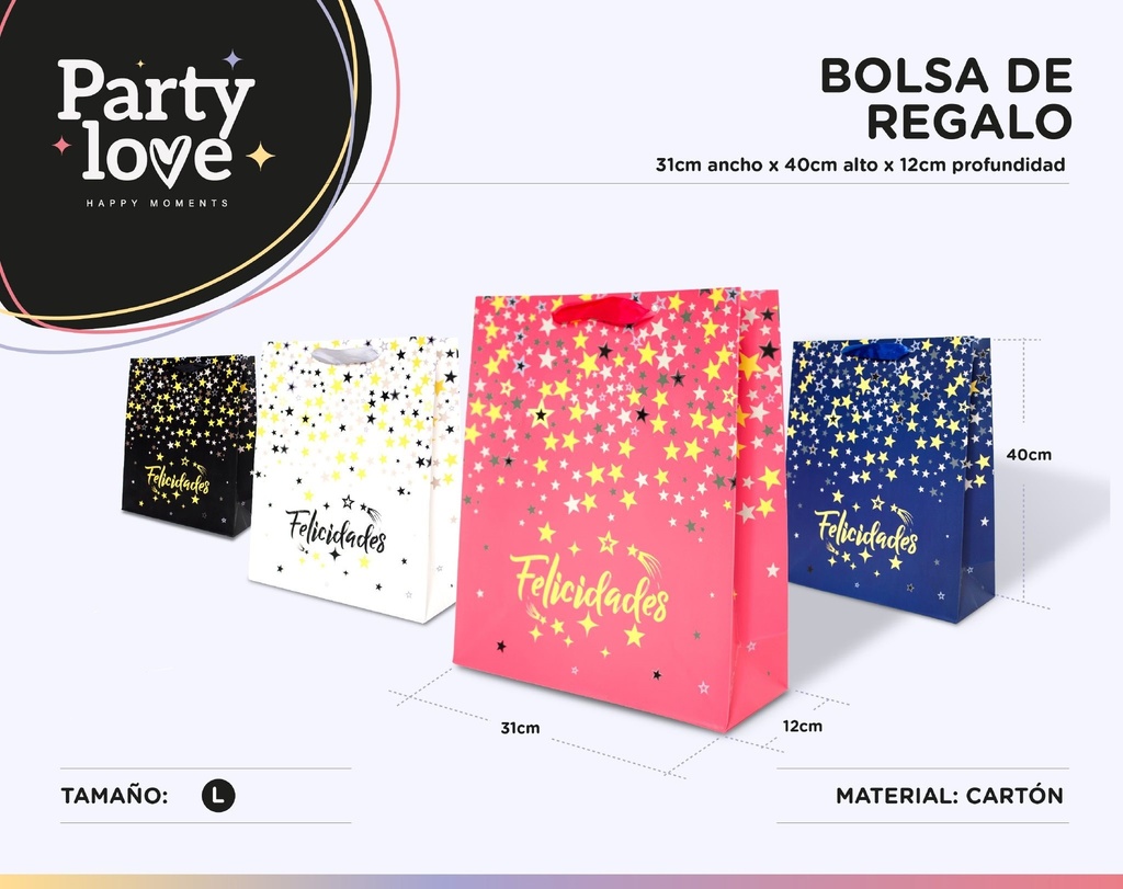 BOLSA REGALO S ESTRELLAS