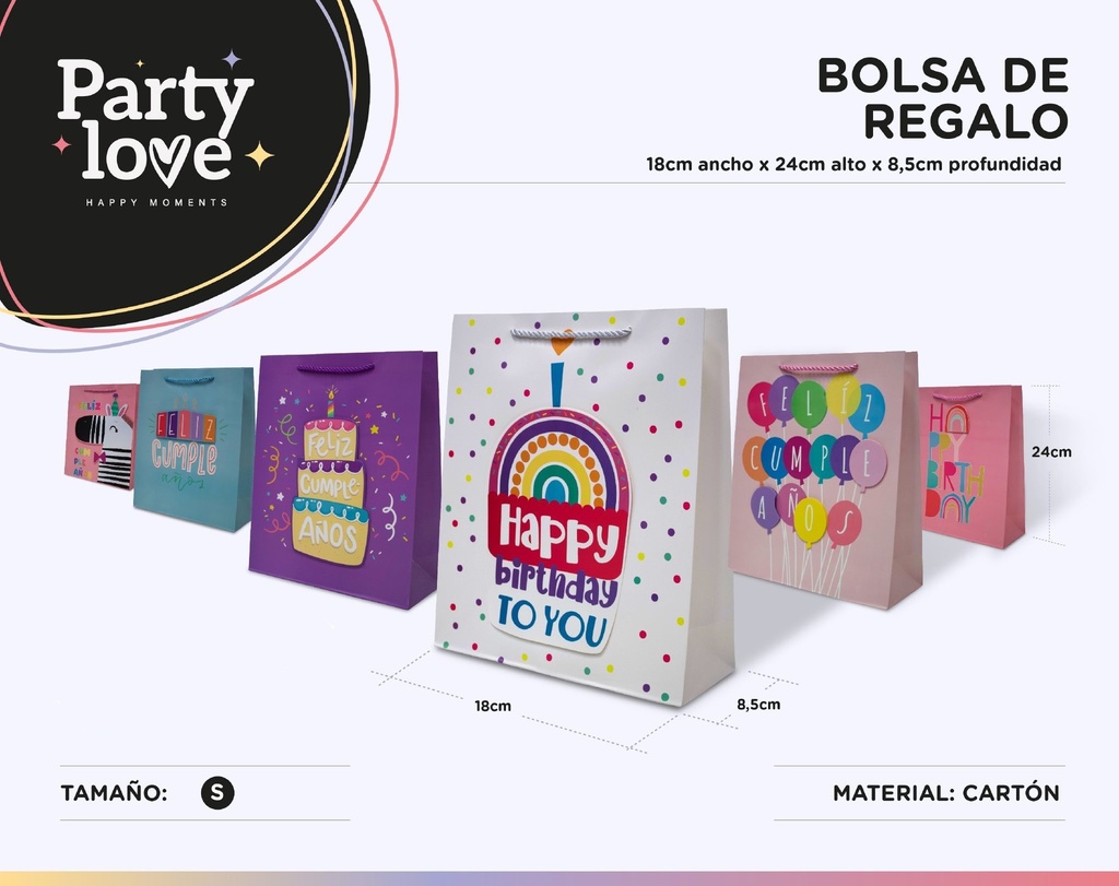BOLSA REGALO S CUMPLE 3D