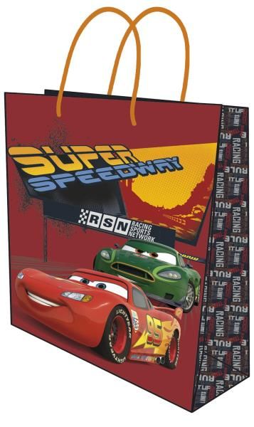 BOLSA PAPEL L 26X32X10CMS. CARS