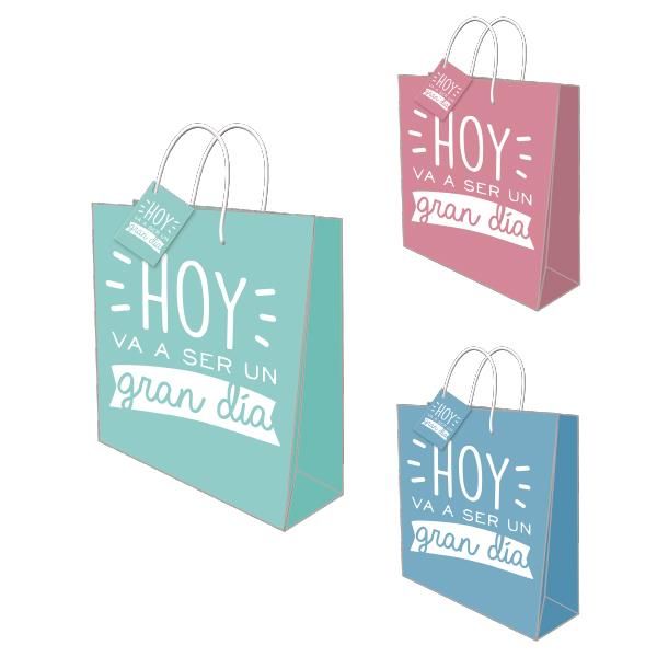 Bolsa papel XL 44x31,5x11cms Baggy Gran día