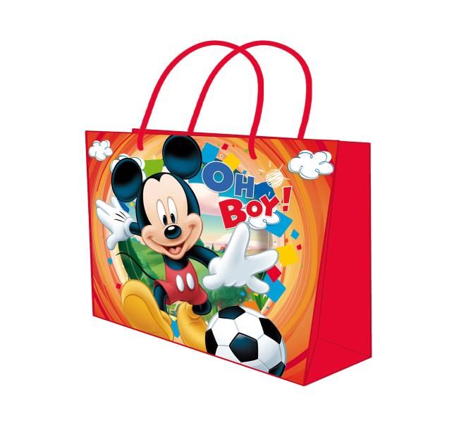 BOLSA PAPEL L 32X26X10 MICKEY