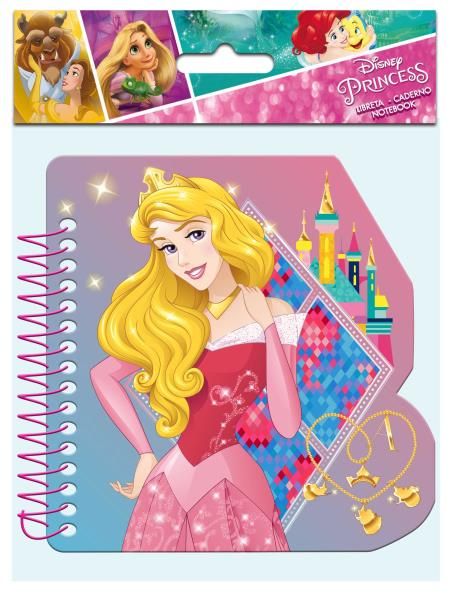 [AST6562] Libreta A6 con forma Princesas