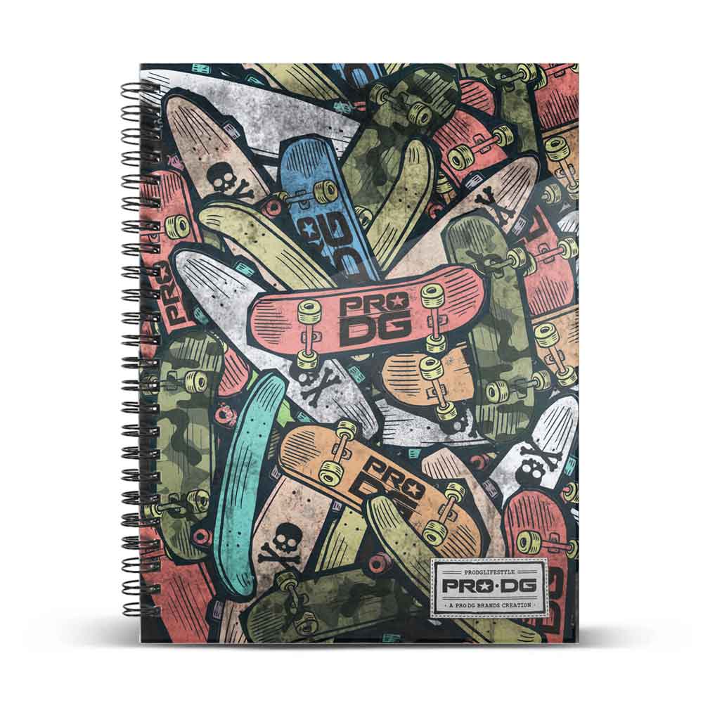 PRODG Cuaderno C DIN A4 Skate Pile