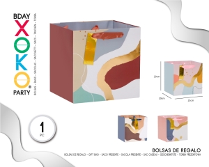 BOLSA REGALO ABSTRACTO MORANDI 23*23*20