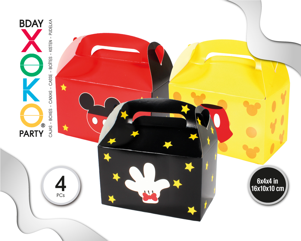 CAJA ASA PAPEL 4PC RATON