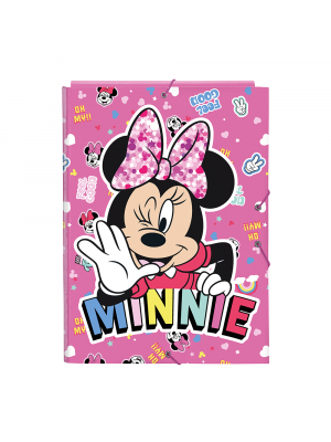CARPETA FOLIO 3 SOLAPAS MINNIE MOUSE "LUCKY"