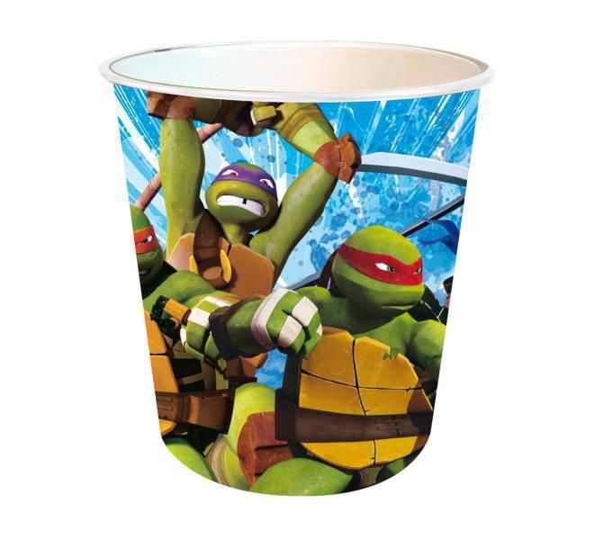Papelera mini 175mm Ninja Turtles