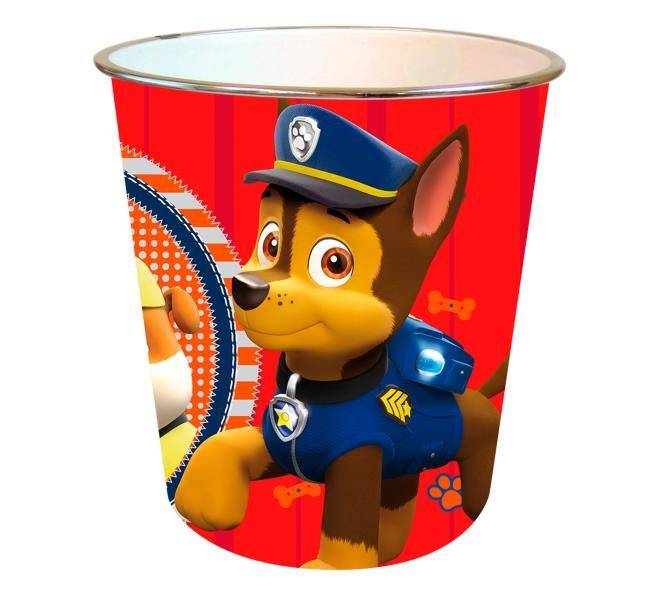 PAPELERA 215MM.PVC PAW PATROL