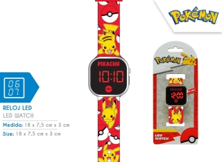 RELOJ LED POKEMON