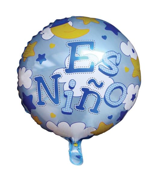 GLOBO POLIAMIDA ES NIÑO NUBES