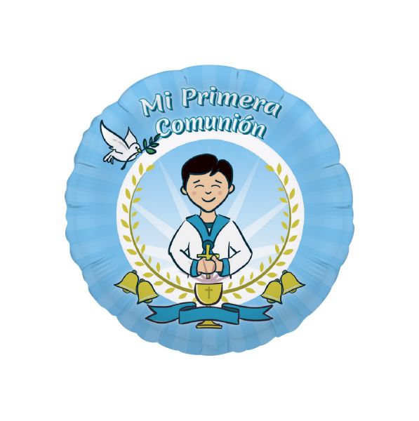GLOBO MEDIANO 36 . MI PRIMERA COMUNIÓN NIÑO GLOBOS - GLOBEST