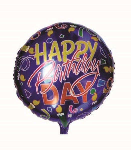 GLOBO PEQUEÑO 18 . HAPPY BIRTHDAY GLOBOS FESTIVAL