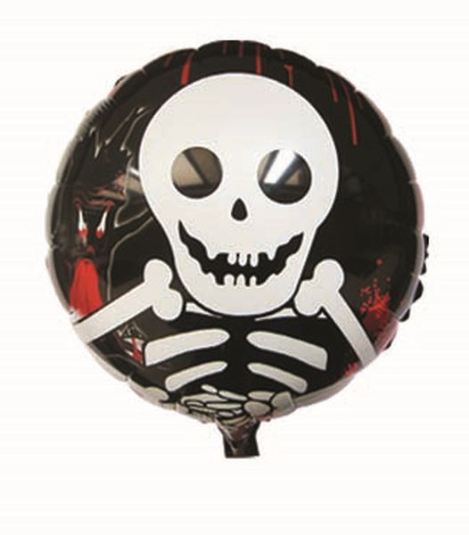 Globo de Poliamida + Tubo 45x49 cm. FIESTA PIRATA