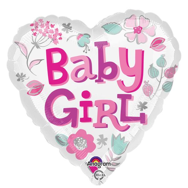*18/45CM (S40)BABY GIRL HEART (