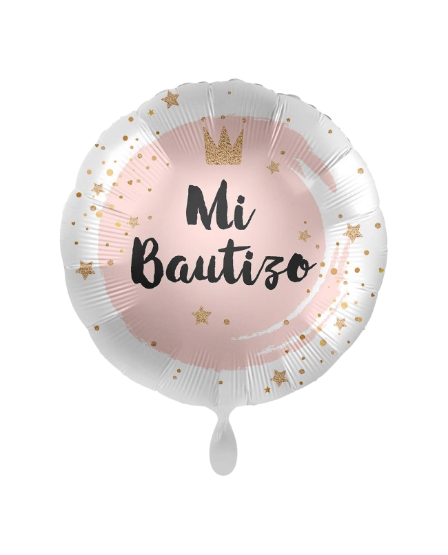 17/43CM MI BAUTIZO CORONA ROSA