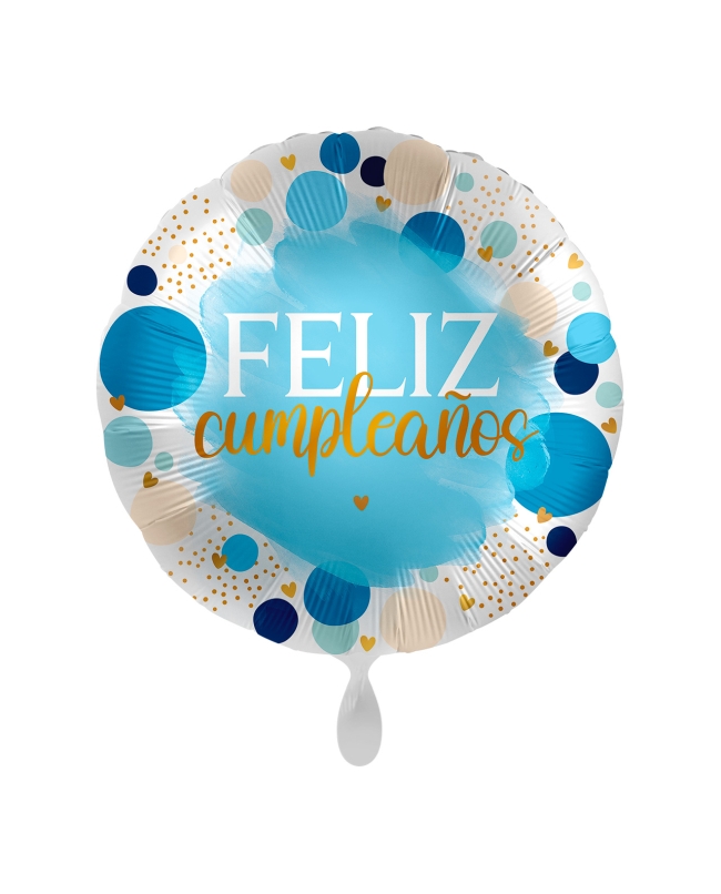 17/43CM FELIZ CUMPLEAÑOS AZUL