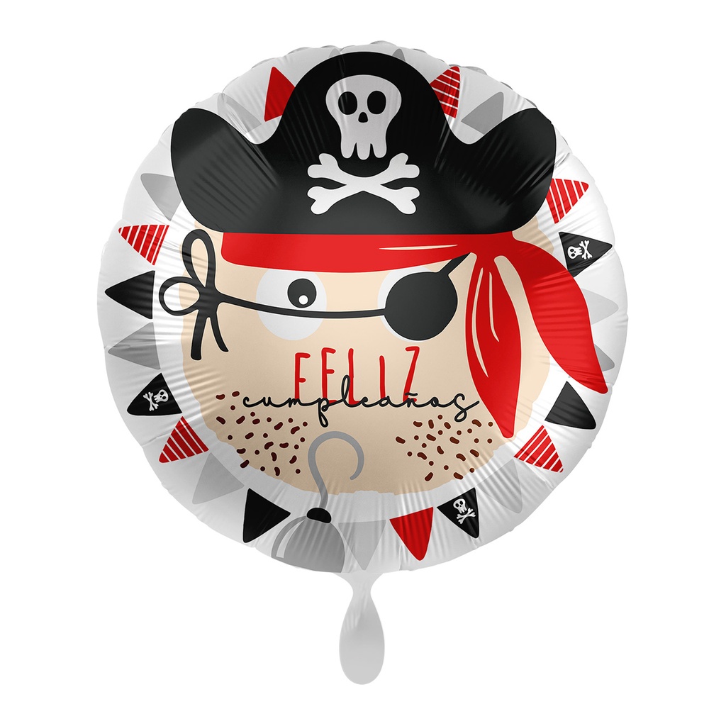 *.17/43CM FELIZ CUMPLEAÑOS PIRATA
