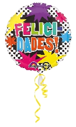 *.18"/45cm (S40) FELICIDADES PINTADAS
