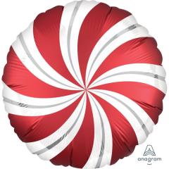 *18/45CM (S30) CARAMELO ROJO SANGRIA SATIN