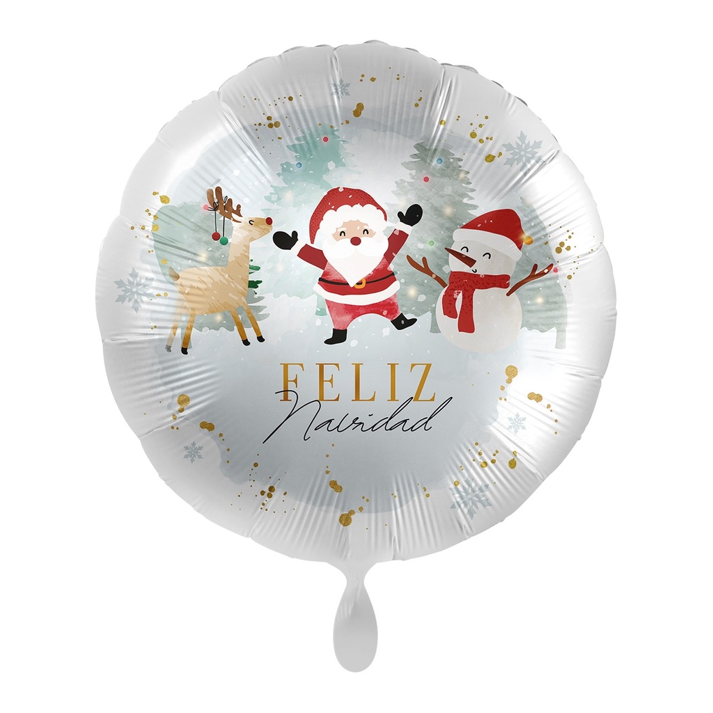 *.17/43CM SANTA & FRIENDS FELIZ NAVIDAD