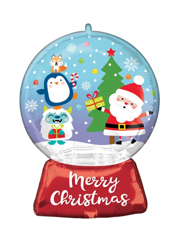 *..FOR (P30) BOLA DE NIEVE NAVIDAD 50CM X 68CM