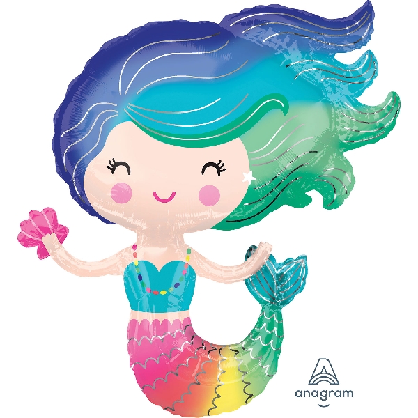 *FOR (P35) COLOURFUL MERMAID 73CM 76CM