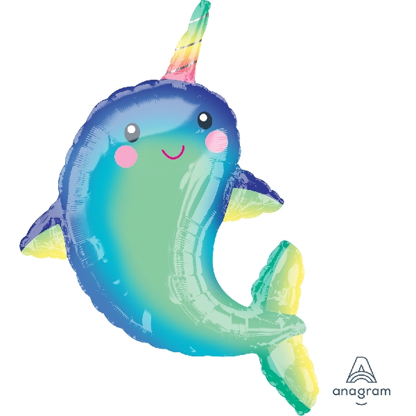 *FOR (P35) HAPPY NARWHAL 73CM 99CM