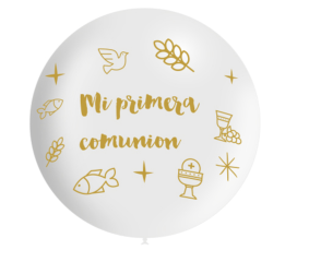GLOBO 180CM: MI PRIMERA COMUNIÓN