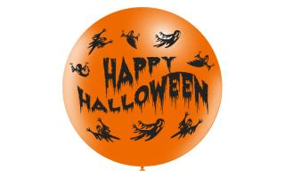 GLOBO R36- 286 CM. NARANJA HALLOWEEN