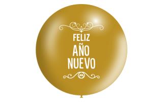 B/10 Globos 276cm perim.:Feliz Año nuevo filigrana