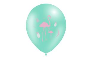 B/ 8 Globos 95cm perim.: Flamingo