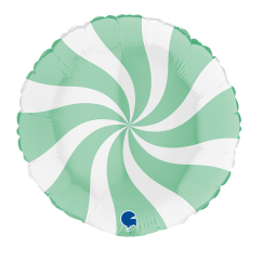 GLOBO CARAMELO FOIL 18" VERDE MATE