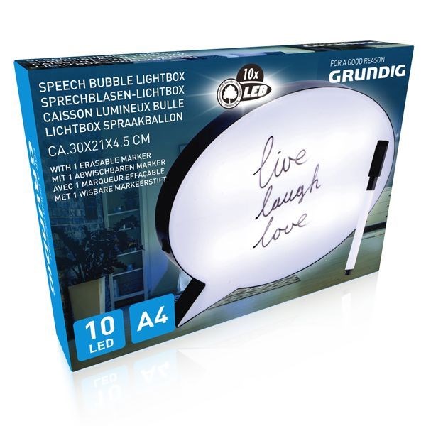 Burbuja del discurso mesa de luz 10LEDA4 Grundig C
