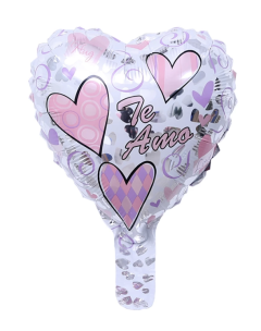 Te amo Rosa Plata 9"