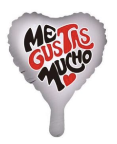 Corazón Me gustas Mucho 10"