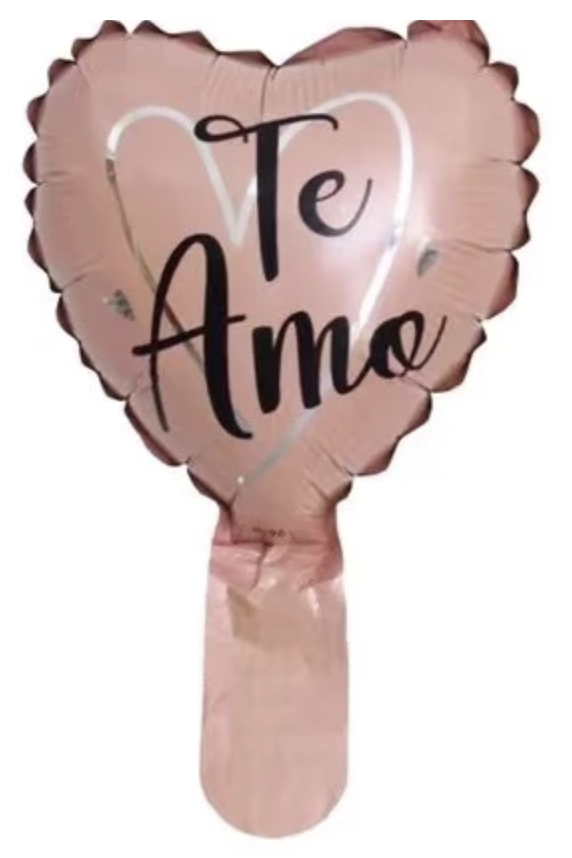 CORAZON MICRO 6" TE AMO ROSA VIEJO