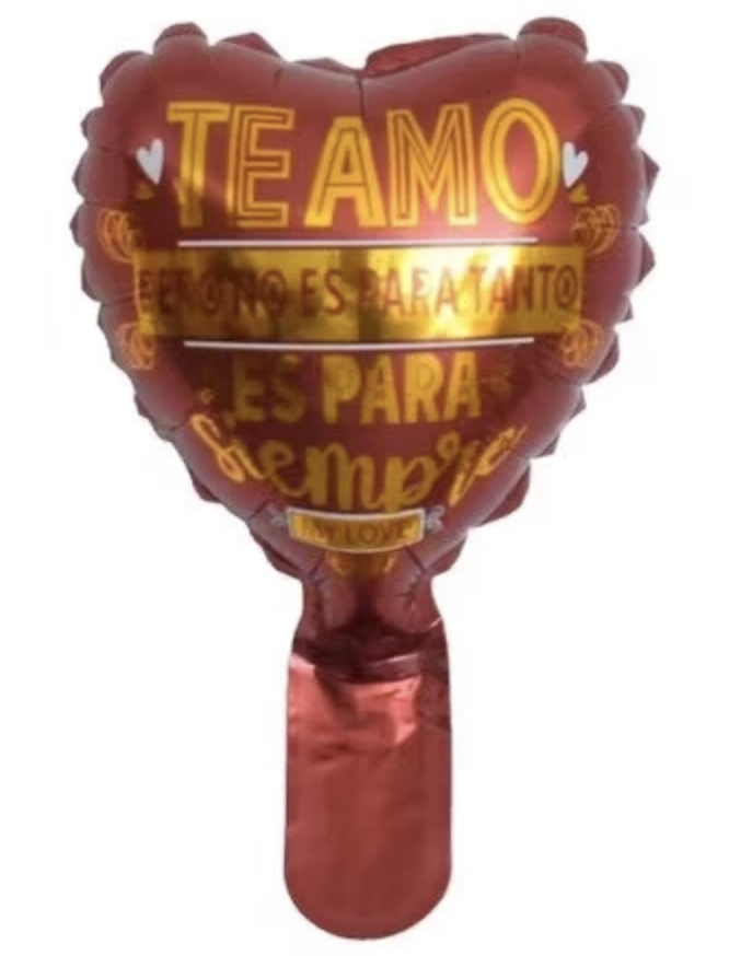 CORAZON MICRO 6" TE AMO PERO NO ES...