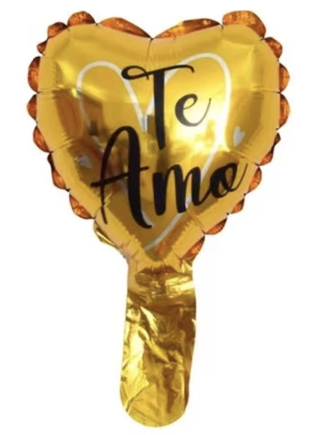 CORAZON MICRO 6" TE AMO ORO