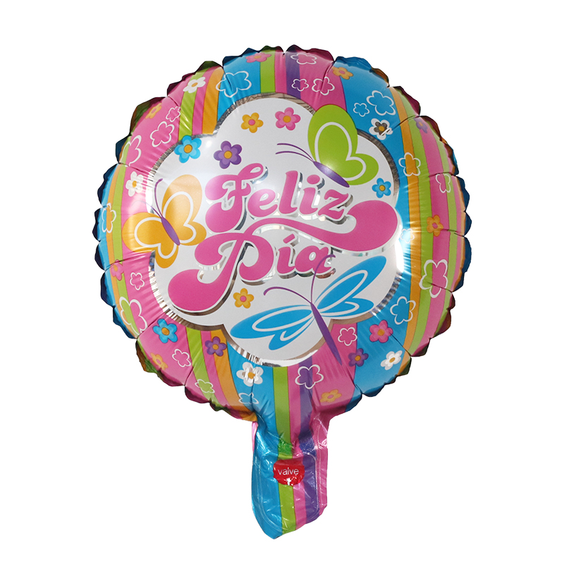 CIRCULO 10´FELIZ DIA AZUL Y ROSA CHICLE