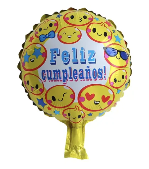 [AL218] CIRCULO 10´FELIZ CUMPLEAÑOS EMOJIS