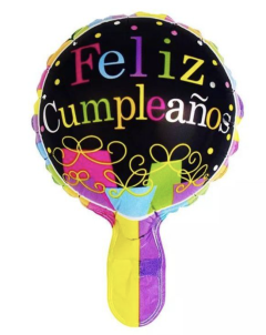 MICRO 6" FELIZ CUMPLEAÑOS REGALOS LILA