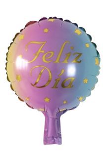 GLOBO CIRCULO 10´ FELIZ DIA DEGRADADO