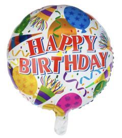 FELIZ CUMPLEAÑOS EDCO BLANCO GLOBOS