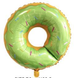 G. FOIL DONUT VERDE 50 X 73 CM