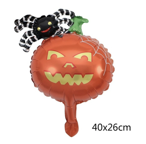 GLOBO 10´ CALABAZA CON ARAÑA