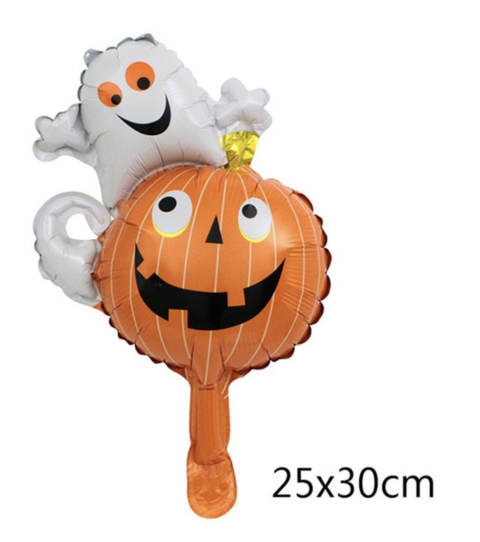 GLOBO 10´CALABAZA CON FANTASMA