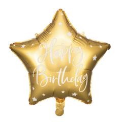ESTRELLA HAPPY BIRTHDAY DORADO