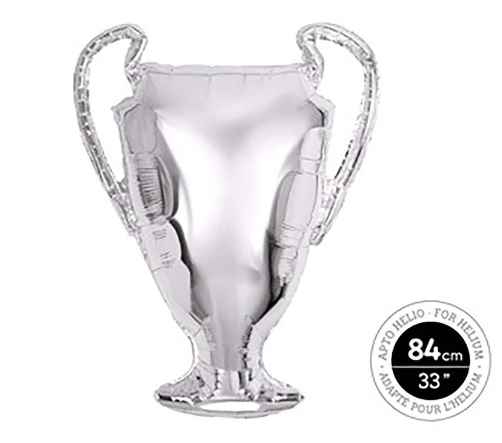 GLOBO COPA CHAMPIONS PLATA 84CM, 33"