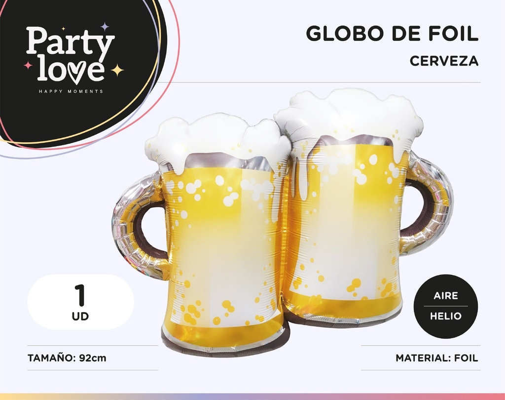 GLOBO CERVEZA 92CM